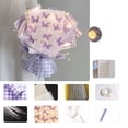 thumbnail image 6 of WYBXZ 11PC Butterflies Flower Bouquet Gift Set with LED Light for Valentine's Day, Birthday, Anniversary, Engagement, DIY for Teacher Woman Lovers, 6 of 6