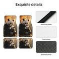 thumbnail image 4 of Naloa Maple Forest Panda Car Foot Mat Set of 4 Pieces - Universal Floor Liner Neoprene Full Set Floor Mats for Cars Trucks SUV, 4 of 7