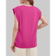 thumbnail image 4 of Camiseta Sin Mangas Informal de Verano para Mujer Rosa Rojo Xl, 4 of 6
