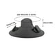 thumbnail image 3 of Hogar y jardín, Decoración de otoño, Ventiladores, Sombrero de pesca al aire libre con ventilador solar Sombrero para el sol para hombre con ventilador solar Sombreros de pesca Sombrero de abanico un, 3 of 3