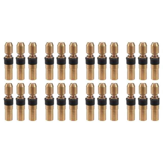24 Piezas Cabezal de Pistón de Etapas Cabezal de Cobre de Alta Presión Bomba de Alta Presión de 6Mm Piezas de Reparación de 30Mpa