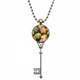thumbnail image 1 of Collar Colgante Papaya fresca naturaleza fotografía Vintage Llavero Plata Joyas, 1 of 3