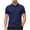 Navy, variant on Luvrsol Men T Shirts Solid Basic Short Sleeve Lapel Collar Cotton Casual Daily Tops S-3XL