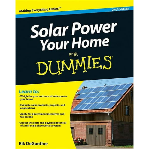 For Dummies Solar Power Your Home for Dummies, (Paperback)