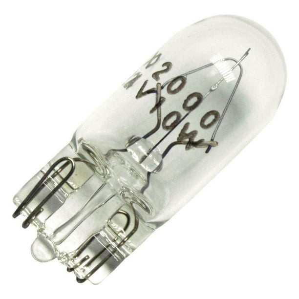 10W 24V T3 Clear Xenon Bulb, Wedge Base, T3 bulb with a Wedge base By