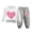A-White, variant on NIEWTR Toddler pajamas Baby Girl Fall Clothes 1T 2T 3T 4T 5T​Kids Winter Outfits Long Sleeve Trucks Sweatshirt Tops Jogger Pants Set Children Gift Set(A-Dark Green,4-5 Years)