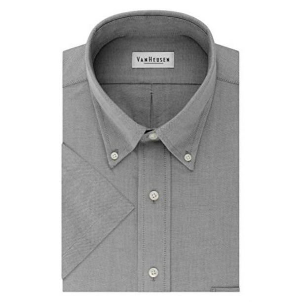 Van Heusen - Van Heusen Men's Short Sleeve Oxford Dress Shirt ...