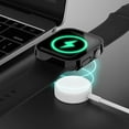 thumbnail image 4 of 2 Pack Hard Case Compatible with Apple Watch 44mm Series 6 SE Series 5 Series 4 with Tempered Glass Screen Protector, Black Ultra-Thin Durable Waterproof Protective Cover for iWatch, 4 of 5