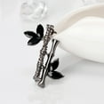 thumbnail image 4 of Naierhg Badge Cute Rust-proof Silver Bamboo Jewelry Brooch for Lady, 4 of 8