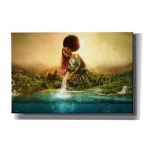 Cortesi Home 'Fountain of Eternity' by Mario Sanchez Nevado, Canvas Wall Art, 18"x12"
