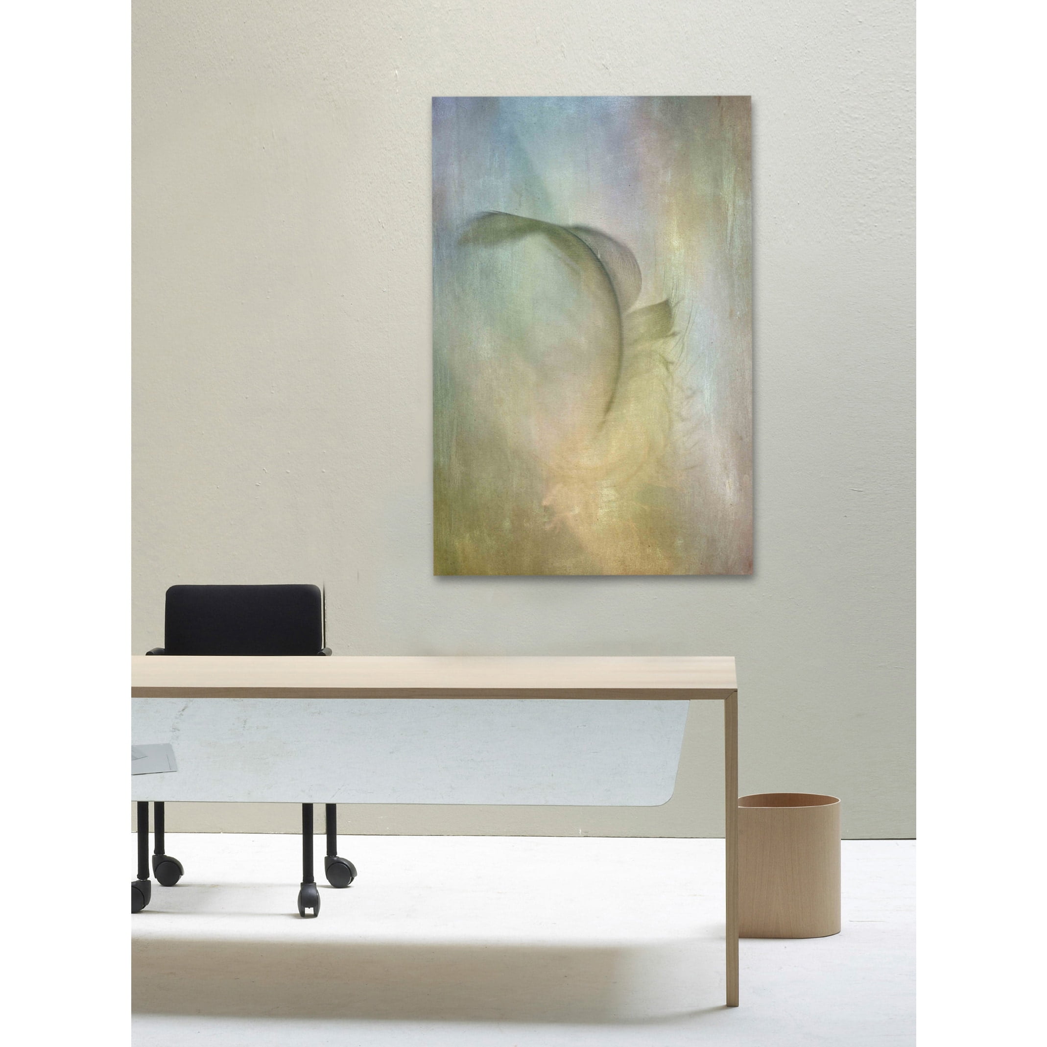 "Falling Feather" Painting Print on Wrapped Canvas