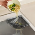 thumbnail image 6 of Sink Corner Strainer,Sink Strainer Basket,Corner Sink Strainer,Stainless Steel Sink Strainer Basket Triangle Sink,Triangle Sink Drainer Basket for Sink Food Strainer or Storage Rack, 6 of 7