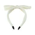 thumbnail image 4 of Unique Bargains 1 Pc Elegant Bow Wide Headbands for Women Beige, 4 of 6