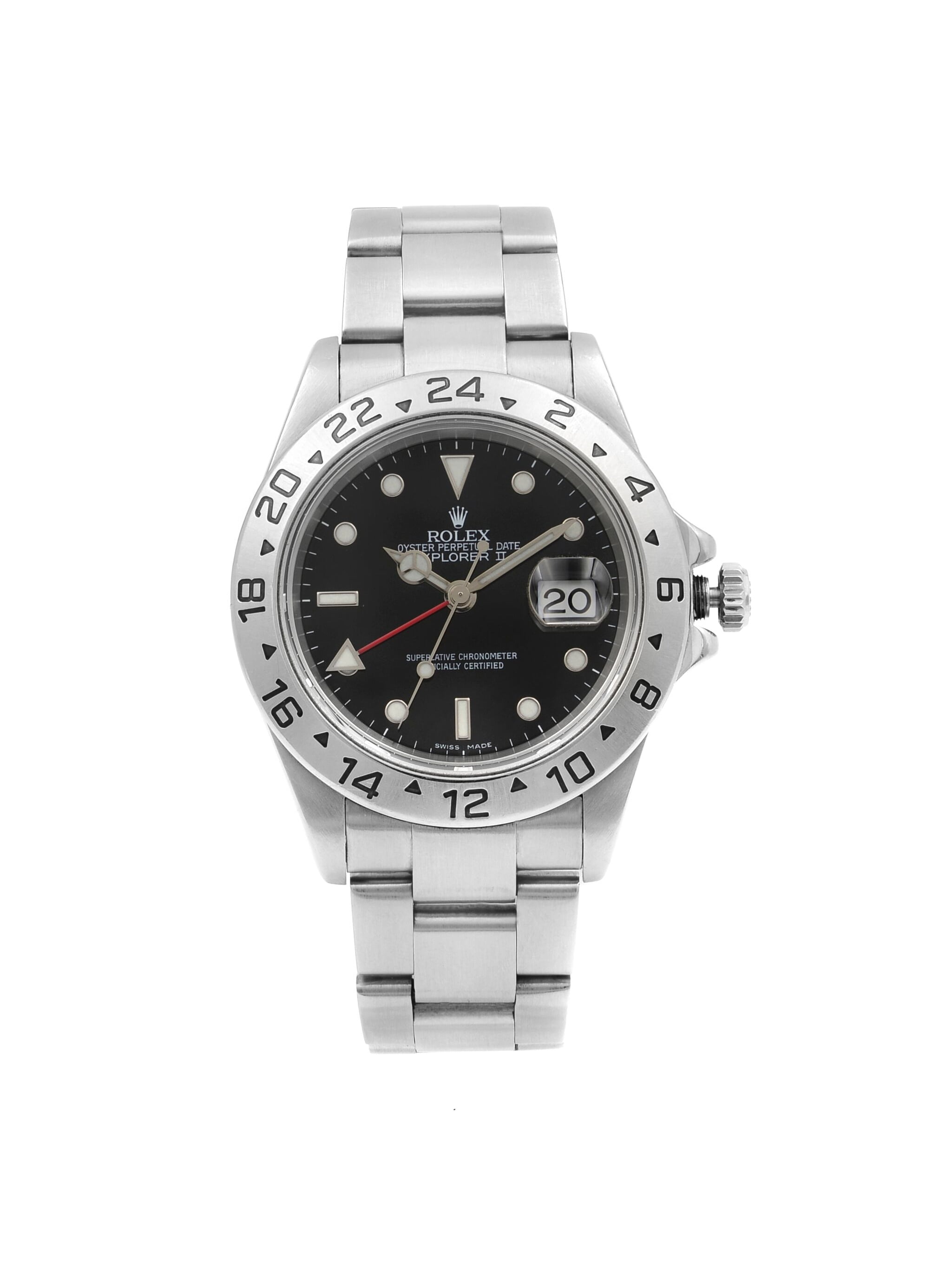 Rolex Explorer II 40mm Steel Holes 