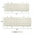thumbnail image 2 of 63" Lounge Chair Cushion Rocking Recliner Padding 3" Thick + Ties(Chair not Included), 2 of 7