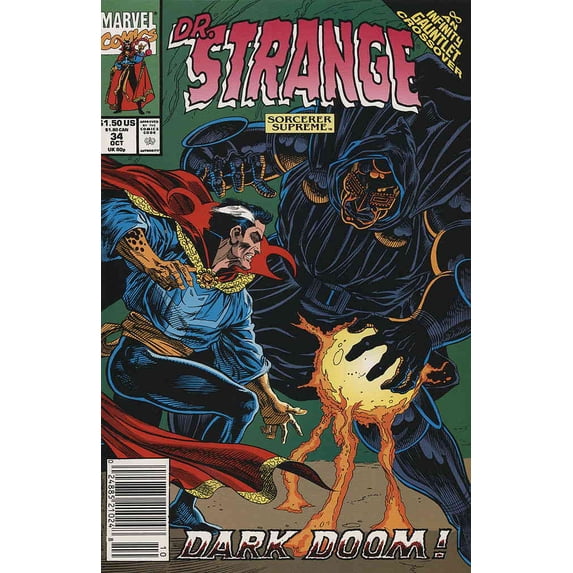 Doctor Strange: Sorcerer Supreme #34 (Newsstand) VF ; Marvel Comic Book