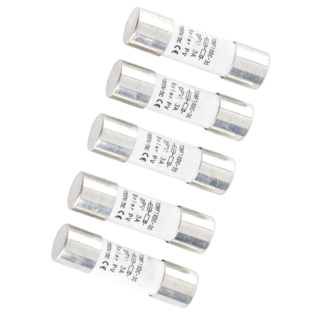 Tube 5Pcs Fuse Tube Photovoltaic Set Kit 1000V DC 10x38mm Accessory Replacement