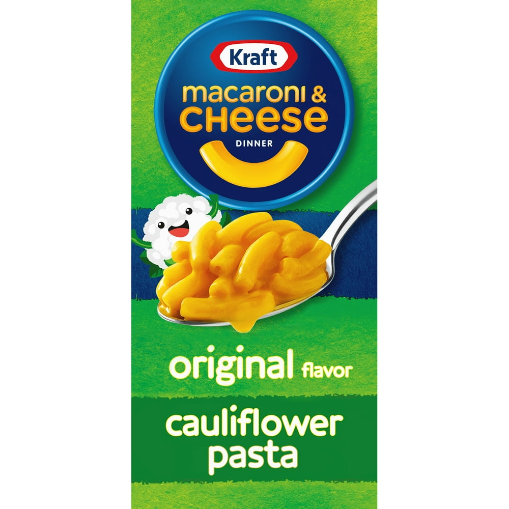 Kraft Original Macaroni & Cheese Dinner with Cauliflower Added to the