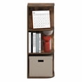 thumbnail image 5 of Furinno PASIR 3-Tier Corner Open Shelf Bookshelf 9.3 x 12 x 31.5 Amber Pine, 5 of 5