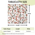 thumbnail image 2 of Strawberry Plants Fruit Flower Leaf Square Fitted Tablecloth with Elastic Edge,Square Table Cover,Washable Elastic Table Cover for Home Kitchen Party Decor 34"x34", 2 of 6