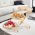 thumbnail image 6 of Three-Tiered Snack Tray Candy Serving Buffet Appetizers Vanity Trays, 6 of 8