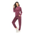 thumbnail image 3 of Tinglu Tracksuit Womens 2 Pieces Joggers Outfits Sweatsuits Set Sports Suits (Tops + Pants), 3 of 8