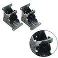 thumbnail image 3 of NIYANGLE 4Pcs Black Self-Locking Support Frame Folding Hinge Brackets for Home Furniture Legs with Spring Lock, 3 of 8