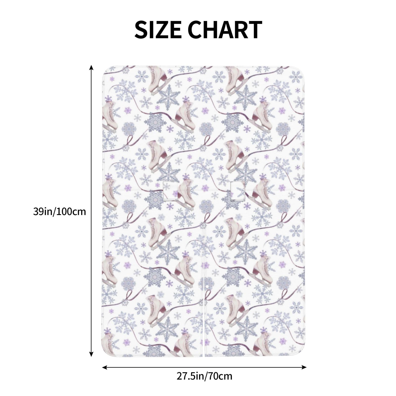 Car Seat Cover Baby - Elegant ice skates snowflakes Breathable Infant Car Seat Cover for Baby Carseat, Lightweight Comfort Baby Essentials Must Haves Newborn Stuff for Girl Boy