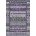 thumbnail image 2 of Addison Rugs Mayfield Premium Machine Washable Transitional Stripes Purple Rectangle Rug, 3' x 5', 2 of 6