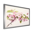 thumbnail image 3 of Designart "Dreaming In Apple Blossom Minimalism" Apple Blossom Picture Framed Canvas Prints, 3 of 5