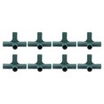 thumbnail image 2 of Plant Connector, Plant Support Joint Freely DIY Impact Resistance 8PCS 5 Way  For Home For Greenhouse, 2 of 8