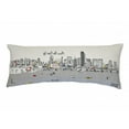 thumbnail image 4 of 35" White Miami Daylight Skyline Lumbar Decorative Pillow, 4 of 6