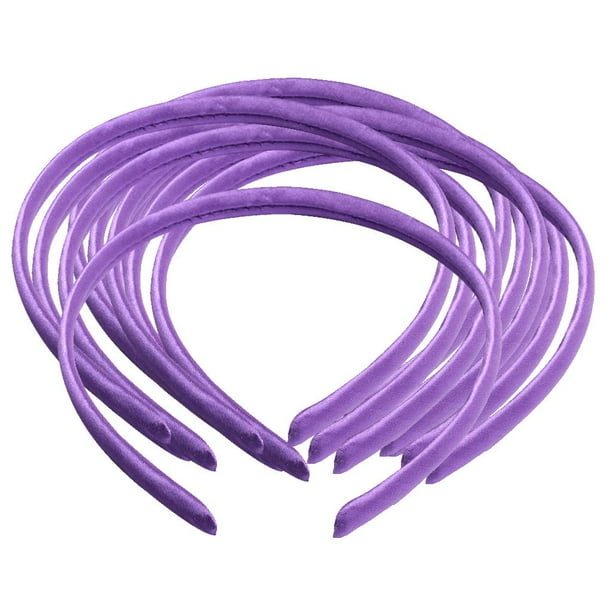 Diademas de plástico Yuyangstore 10 Uds para el pelo Morado oscuro