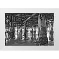 thumbnail image 3 of Lee Peterson 18x13 White Modern Wood Framed Wall Art Titled - Pier Pilings XI, 3 of 5
