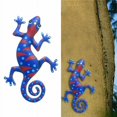 thumbnail image 2 of GRNSHTS 6 Pack Metal Gecko Wall Art Decor Inspirational Sculpture Hang Indoor Outdoor for Home Bedroom Living Room Office Garden 9 Inch, 2 of 9