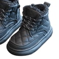 thumbnail image 2 of Botas De Nieve Botas planos de cuero de PU Botas casuales para niños Botas cálidos Felpa impermeable para viajes al aire libre Ndcxsfigh Tenis De Mujer Tenis De Hombre, 2 of 8