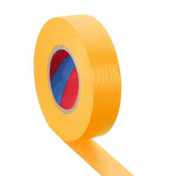 Uxcell Colored Masking Tape 3/4" x 55 Yards, Color Code Labeling Tape, Orange