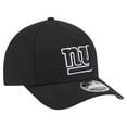 thumbnail image 3 of Men's New Era  Black New York Giants Team Collection 9FORTY M-Crown A-Frame Adjustable Hat, 3 of 5