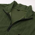 thumbnail image 6 of XIYON Long Sleeve Polo Shirts For Men Striped Zipper Shirt Summer Casual Holiday Shirts Tops Classic Comfortable Shirts For Men, 6 of 8