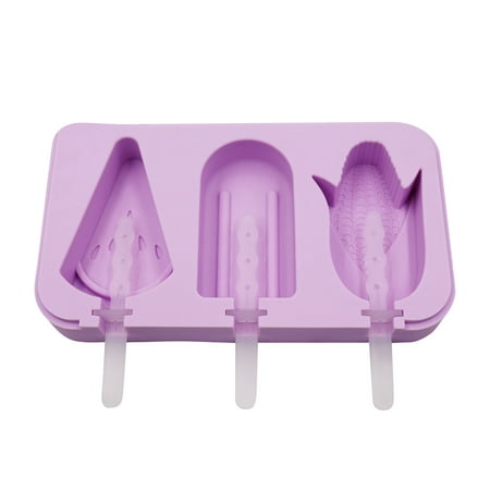 

Clearance!SDJMa Popsicle Molds with Lids and 6 Plastic Popsicle Sticks Reusable BPA-Free DIY Ice Cream Silicone Molds for Healthy Snacks Yogurt Sticks Juice & Fruit Smoothies Ice Candy Pops