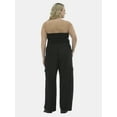 thumbnail image 2 of No Boundaries Tube Top and Cargo Sweatpants Set, 2-Piece, Women's, 2 of 4