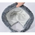 thumbnail image 3 of Winter Bear Ear Beanie Knit Warm Slouchy Hat for Women Fleece Lined Knitted Bucket Cap Beanies Hats Ear Protection, 3 of 7