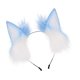 thumbnail image 3 of Aro para el pelo con orejas de felpa Salvador Azul, 3 of 8