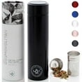 thumbnail image 1 of Vaso de viaje Teabloom Cosmopolitan, termo aislante de 480 ml, 1 of 8