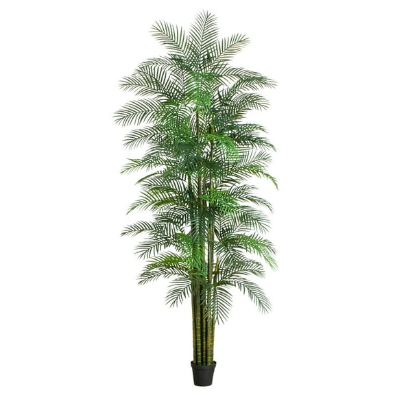 Nearly Natural 12ft. UV Resistant Artificial Areca Palm Tree (Indoor/Outdoor)