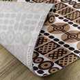 thumbnail image 5 of Ambesonne Zambia Place Mats Set of 4, Kenyan Folk, Standard Size, Dark Brown, 5 of 6