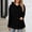 Black, variant on BUIGTTKLOP Button down Cardigans for Women Long Sleeve Knit Tops Lightwieght Ribbed Knit Hooded Sweaters