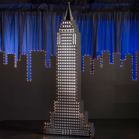 11 Ft 8 In City Lights Empire State Building Prop Walmart Com