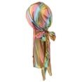 thumbnail image 2 of Gorro turbante Zulema arco iris brillante Unisex Long Tail Cap, 2 of 8