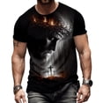 thumbnail image 2 of Yopmin Mens Jesus T Shirts Cross Short Sleeve Crewneck Christian Graphic Tees Regular Fit Summer Tops for Leisure Travel, 2 of 6
